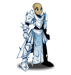 Glacial Knight Armor male