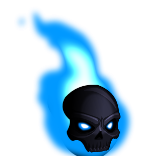 WarSeeker Burning Skull Cape