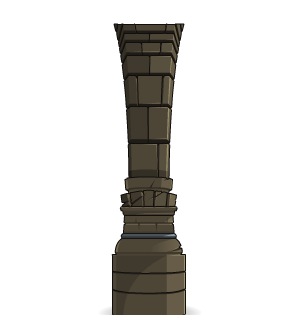 Brown Stone Pillar