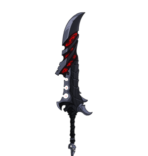 Red Painful Blade of Runes