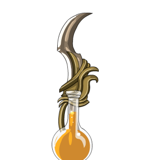 Dagger And Orange Potion