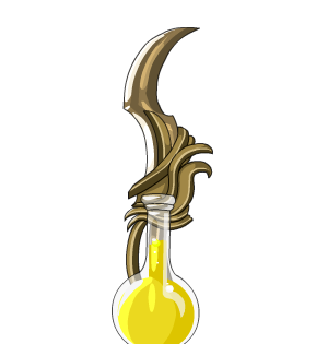 Dagger And Yellow Potion