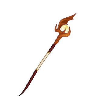 DragonMage Orange Staff