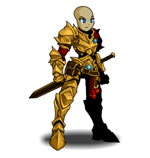 Gilded Defender of Battleon male