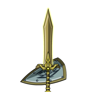 Golden Sword and Shield