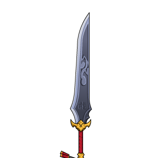 Ruby Kitsune Sword