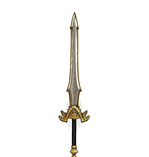 Dragon of Light Golden Blade