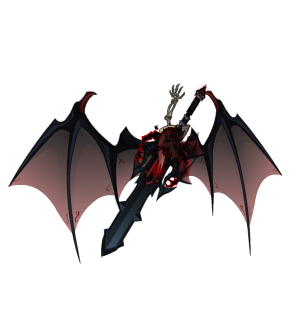 Infernal Wings And Sword Cape
