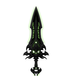 Black Skull Poison Blade