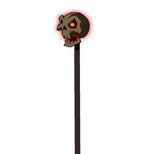 Unlucky Skull Staff