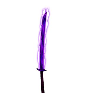 Purple Flame Katana