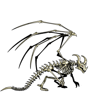 skeletal dragon